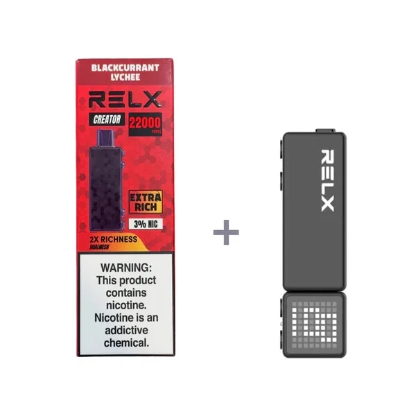 悅刻積木 RELX Creator 22000口拋棄式電子煙｜超長續航多種口味｜現貨發售